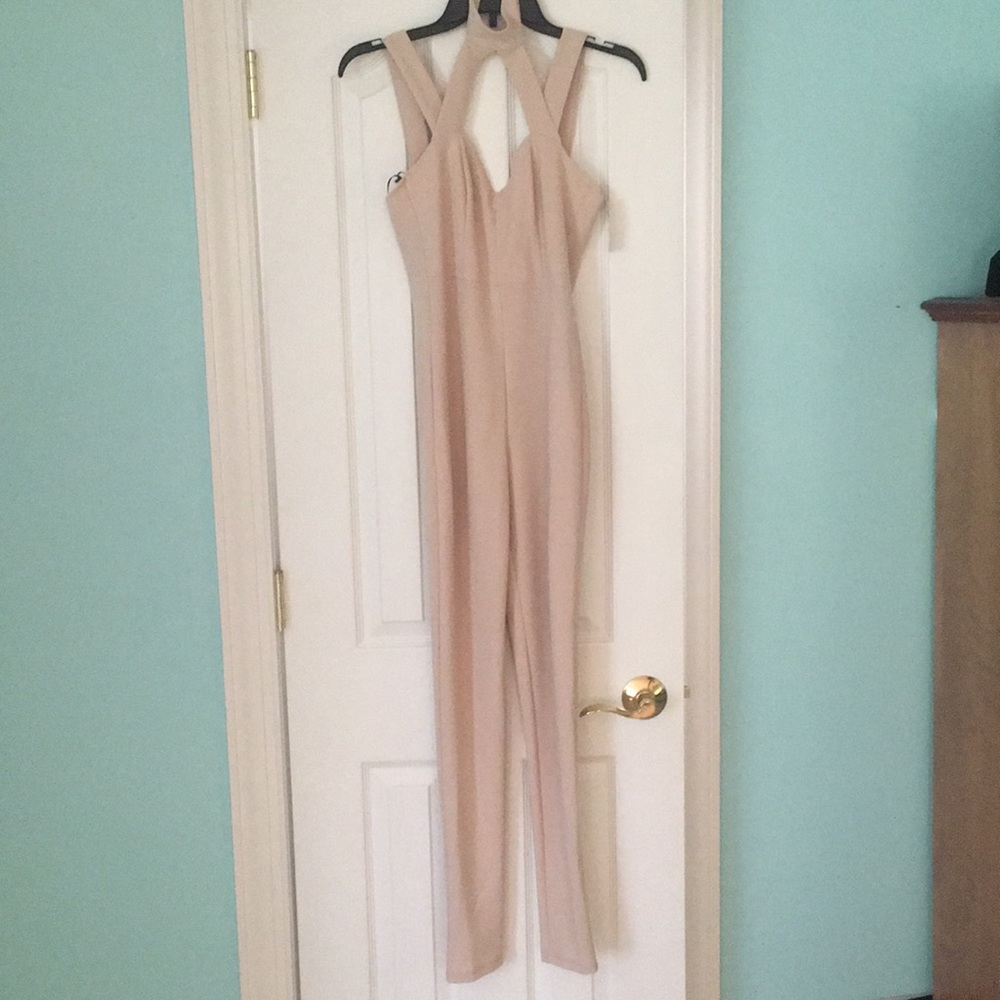 Tan Forever21 Jumpsuit